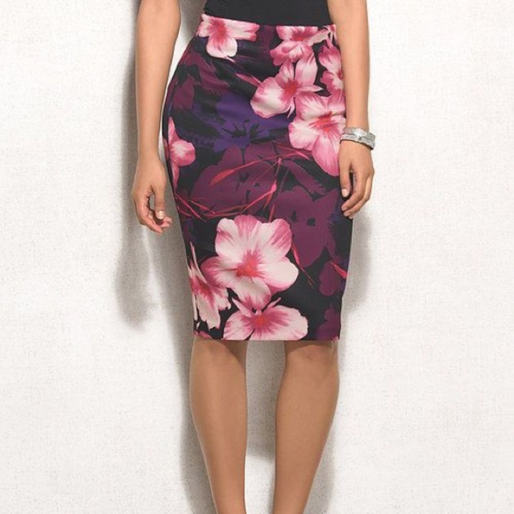 Dressbarn Floral Skirt